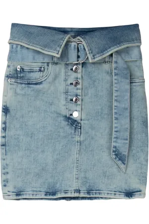 IRO Pelisa Denim Skirt In Moonlight Blue