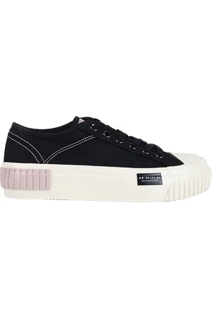 AllSaints Jackie Flatform Snea Black/misty Pink