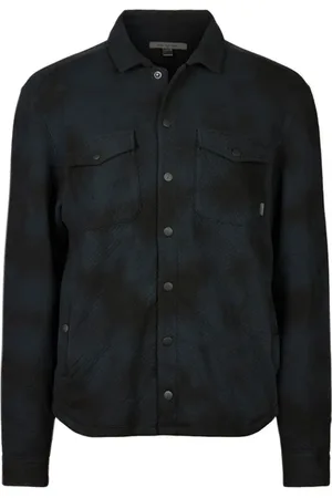 John Varvatos Colby Quilted Jacket With Tie Dye Midnight