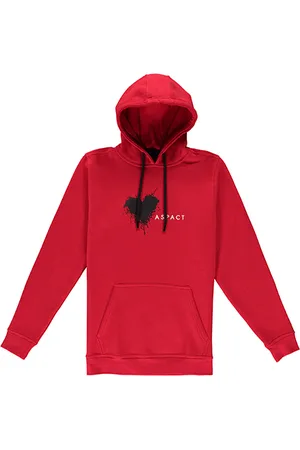Aspact Heart Hoodie Red