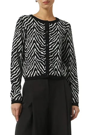 Comma, Cardigan Grey/black
