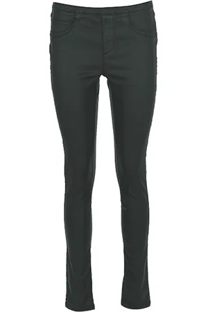 River Woods Leather Look Pants Green