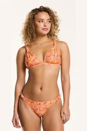 Shiwi Ladies Kiki Bikini Set Sunny Floral Millenial Pink Flower
