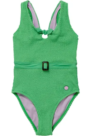 Scotch&Soda Belted Crinkle Bathing Suit Parakeet