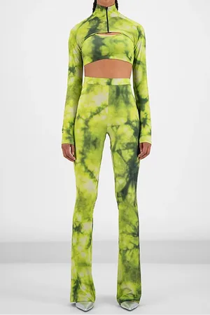 Daily paper Green Tie Dye Golero Top