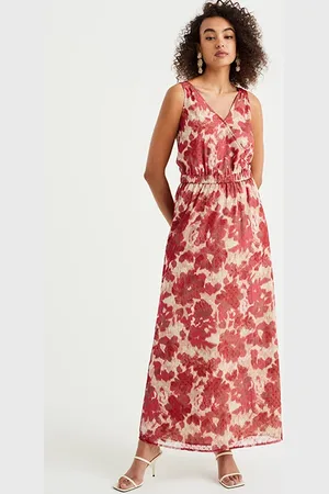 WE Fashion Dress Maxi Length Multicoloured