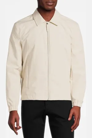 Reiss Fival Classic Harrington Jacket Stone - Outlet Price