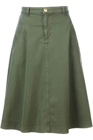 River Woods Wide Skirt Big Pocket