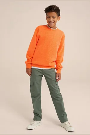 WE Fashion Cargo Pants Greyish Green
