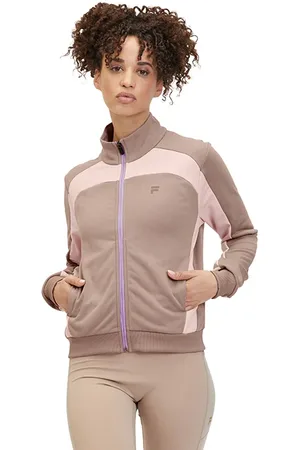Fila Tisens Track Jacket Mocha Meringue-silver Peony