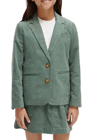 Scotch&Soda Lightweight Corduroy Blazer Archive Green