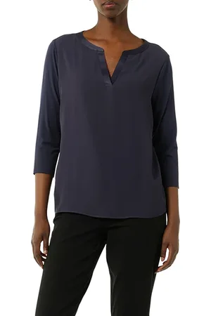 Comma, T-shirts Blue-marine