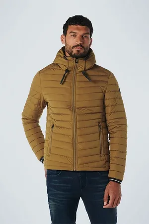 No Excess Jacket Hooded Short Fit Padded Light Moss