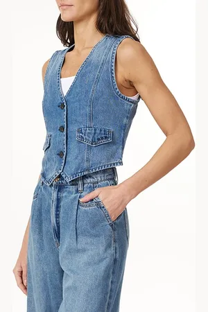 Scotch&Soda Crop Denim Vest Flatiron