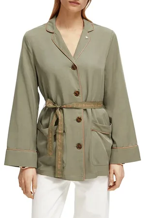 Scotch&Soda Pyjama Loose Fit Blazer Army Green