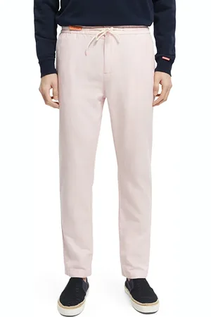 Scotch&Soda Warren - Regular Straight Fit Linen-blend Jogger Candy Melan