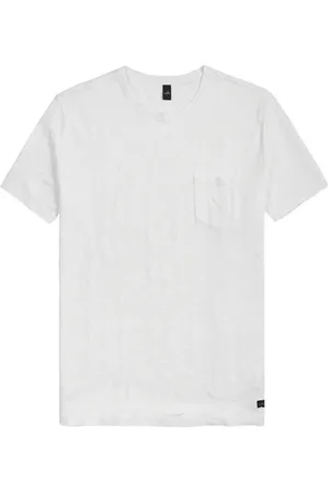 Wahts Reese | Linen Pocket T-shirt Pure White