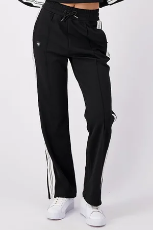 Black Bananas Classic Stripe Trackpants Black