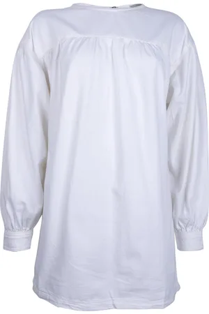 AllSaints Harlow Denim Dress White