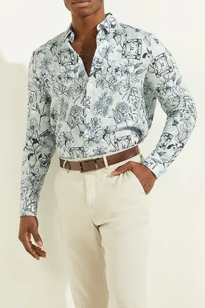 Guess GUESS Ls Italian Collar No Blue Light Woods