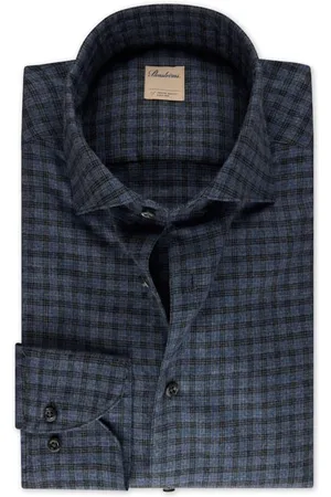 Stenströms Slimline/90, Rc Cuff Blue Check