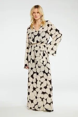 Fabienne Chapot Giselle Dress Creme Brulee/black