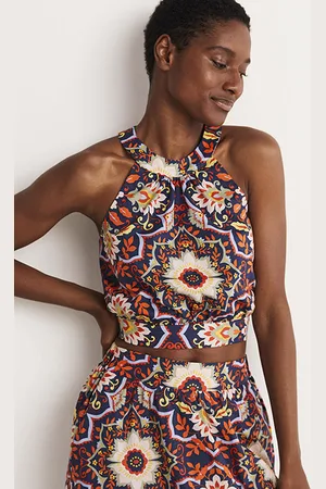 Boden Jessica Halterneck Co-ord Top Nvy