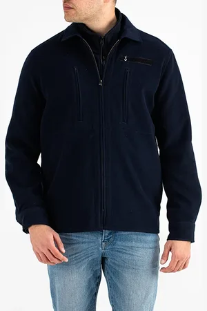 Butcher of Blue Andor Zip Overshirt Alaska Blue