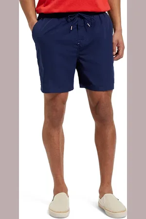 Scotch&Soda Mid Length Swim Short Solid Navy