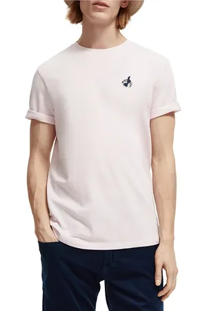 Scotch&Soda The Free Spirit Peace Bird Organic Cotton T-shirt Pink Cloud