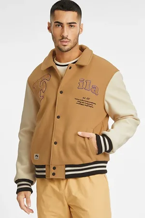 Fila Tehran College Jacket Iced Coffee-whitecap Gray