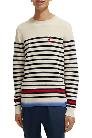 Scotch&Soda Breton Stripe Pullover Night Stripe