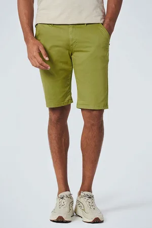 No Excess Short Chino Garment Dyed Twill Stretch Light Green