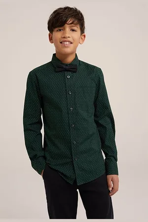 WE Fashion Shirt Dark Green