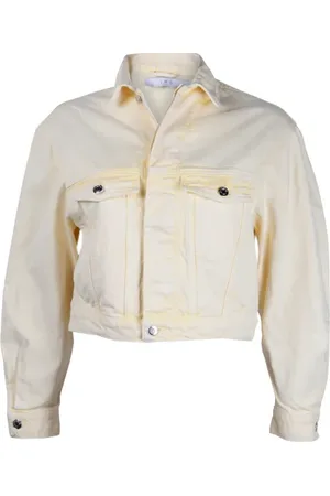 IRO Thale Denim Jacket In Light Yellow