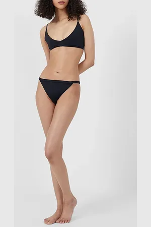 French Connection Recycled Cut Out Bikini Bttms Black