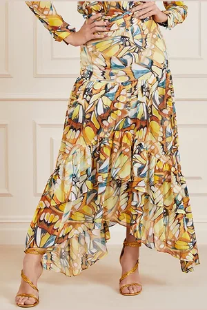 Guess GUESS Golden Wing Skirt Golden Wing Print