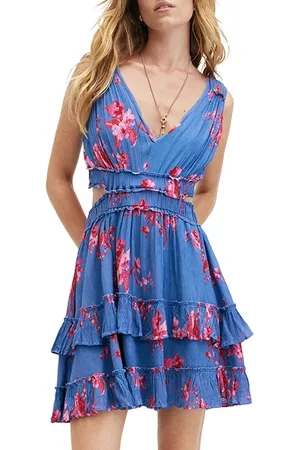 AllSaints Mikayla Iona Dress Neon Pink