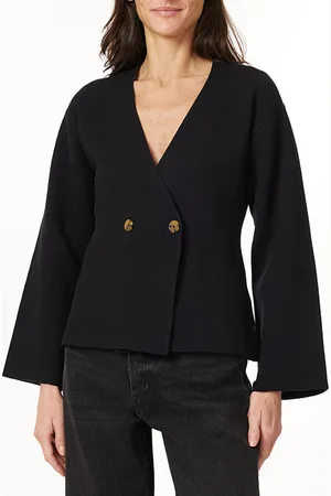 Scotch&Soda Double Breasted Full Slv Cardi Black Night