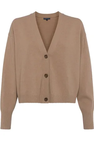 French Connection Millia Vhari Cardigan Light Grey Melange
