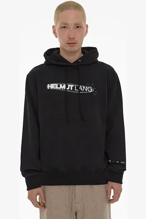 Helmut Lang Outer Sp Hoodie Cotton Black