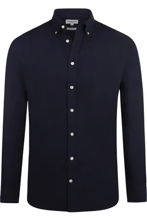 McGregor Cotton Linen Shirt Navy