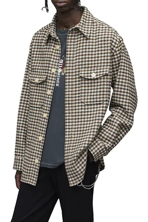 AllSaints Edenwald Ls Shirt Ecru