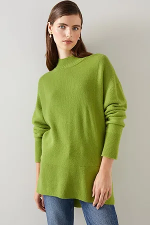 LK Bennett Milly Knitted Sweater Lime