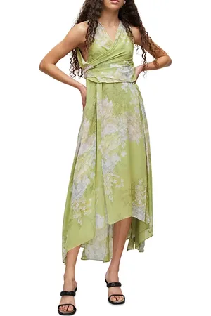 AllSaints Capri Venetia Dress Spring Green