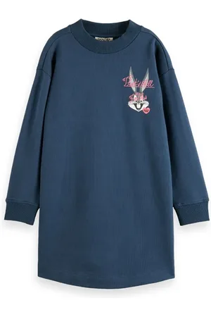 Scotch&Soda Bugs Bunny - Artwork Sweatdress Night