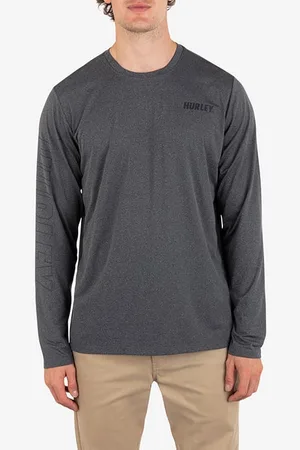 Hurley H2o-dri Easton Fastlane Long Sleeve Black Heather