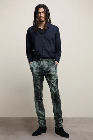 John Varvatos Slim Fit Pants With Welt Hip Pocket And Mojito
