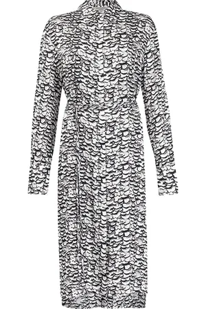 AllSaints Anya Plume Dress Chalk White