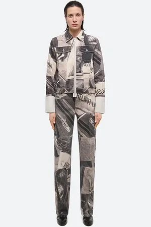 Helmut Lang Cuff Zip Trkr Jacket Black Multi